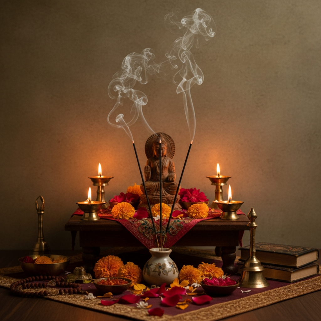 Creating Sacred Spaces: Home Altar Setup with Incense