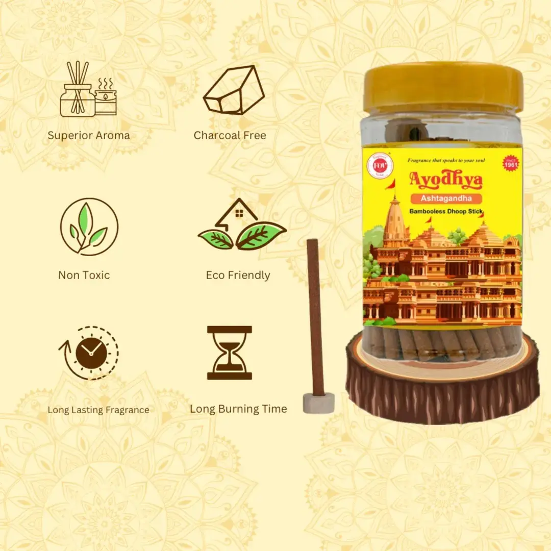 Wellness-Ashtagandha|Bamboo-less Incense Stick