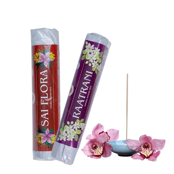 FOV Saiflora & Raatrani Charcoal Free Incense Sticks