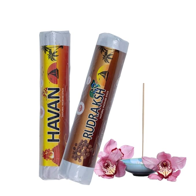 FOV Havan & Rudraksha Charcoal Free Incense Sticks