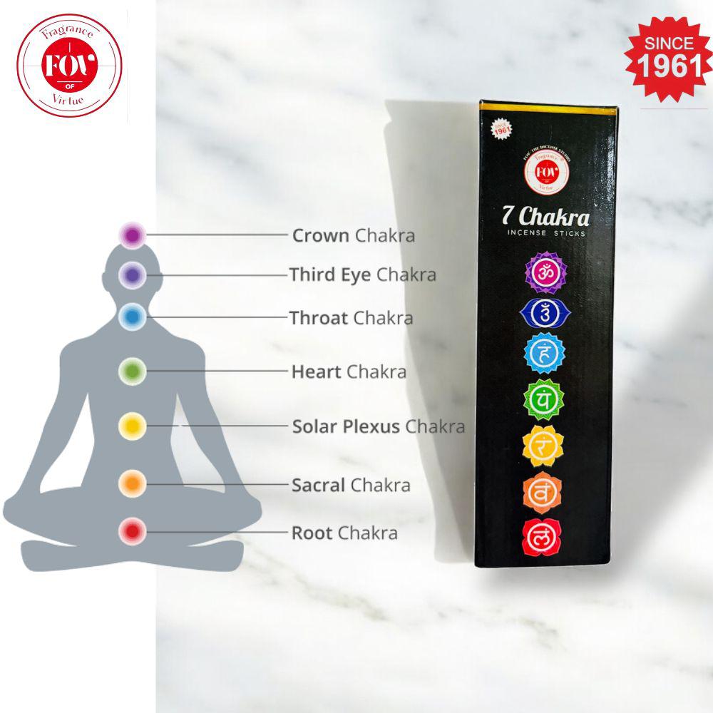 7 Chakra Healing Aromatherapy Sticks