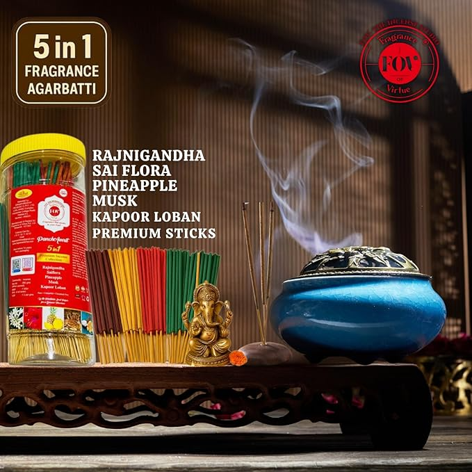 Panch Amrit – 5-in-1 Premium Incense Stick Collection