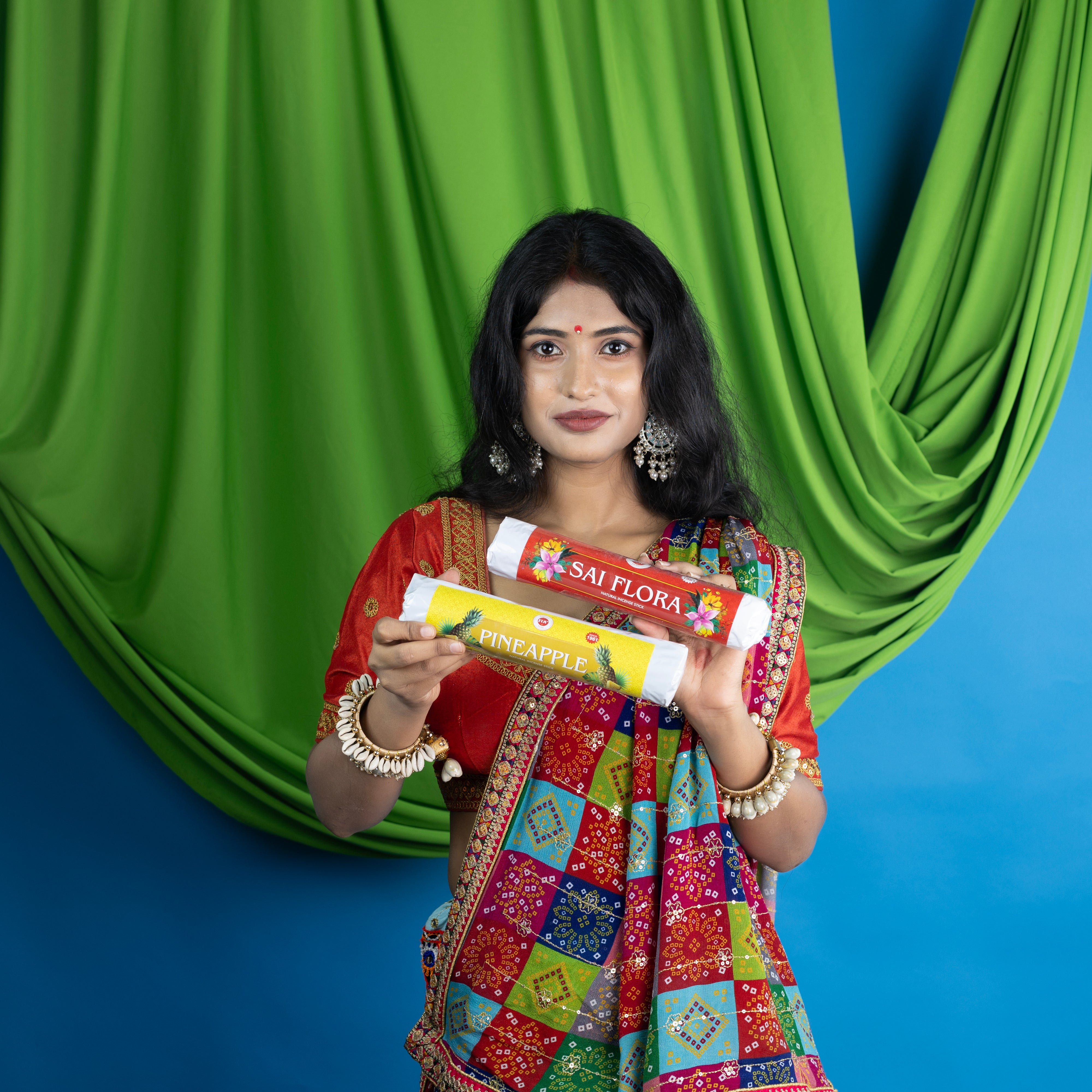 Pineapple | Color Agarbatti/Incense sticks