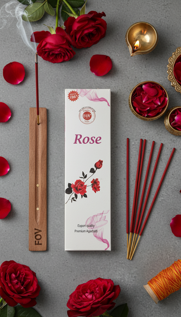 Rose| Color Agarbatti
