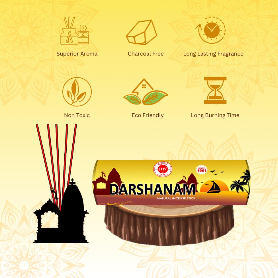 Darshanam-Incense Stick | Exotic & Color Agarbatti
