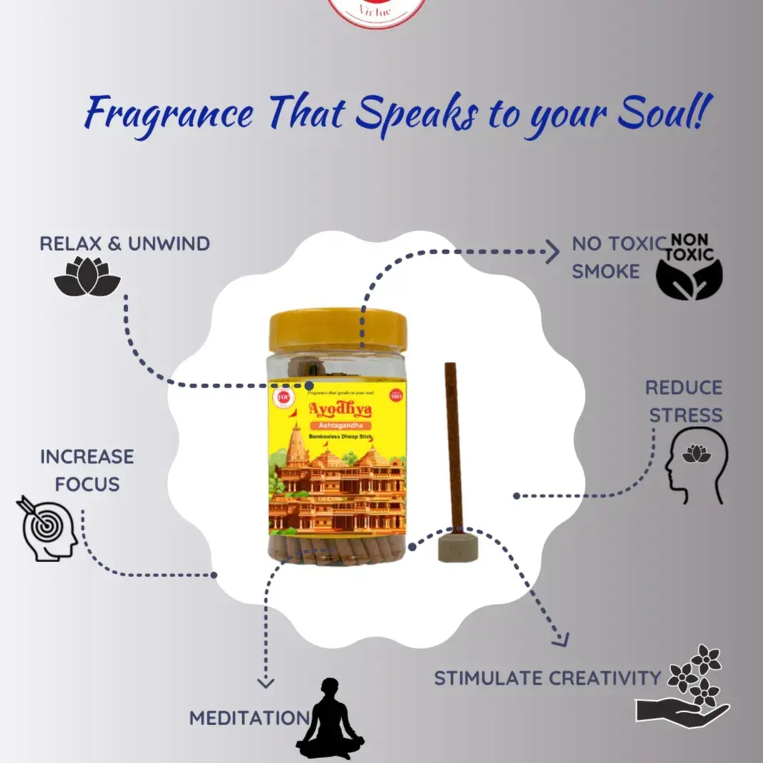 Wellness-Ashtagandha|Bamboo-less Incense Stick