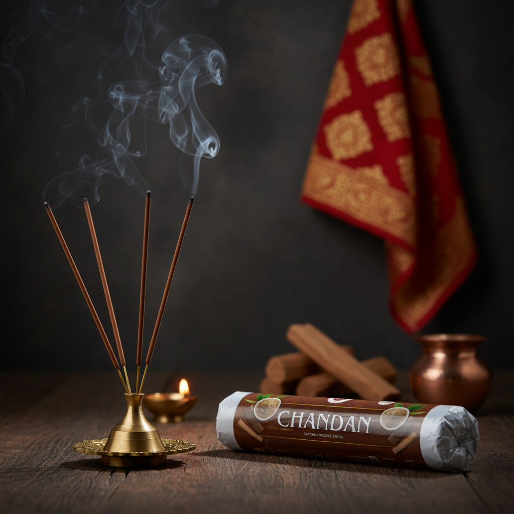 Chandan | Aromatherapy | Color Agarbatti/Incense Sticks