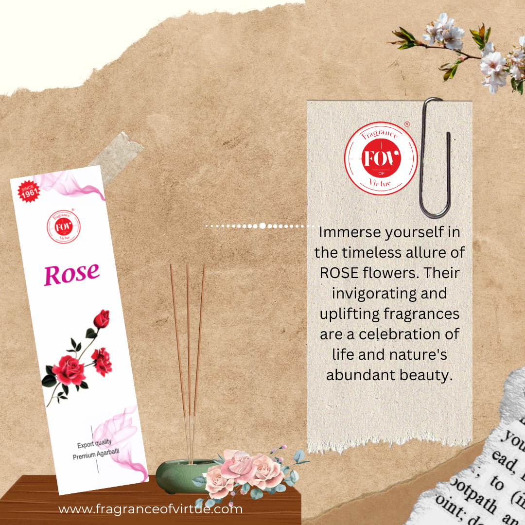 Premium 4 in 1 Incense (Jasmine,Rose,belpara,rajnigandha)