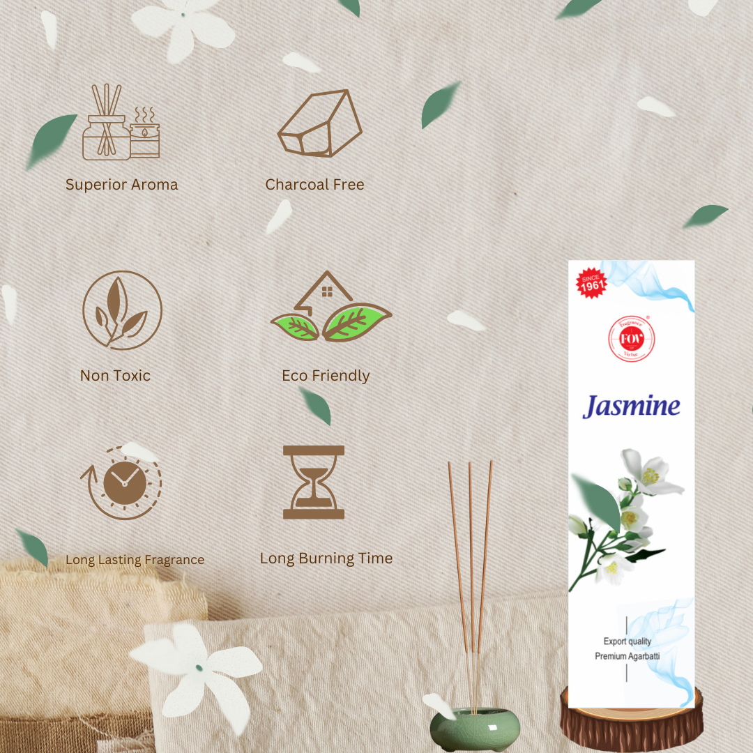 Jasmine | Color Premium Agarbathi
