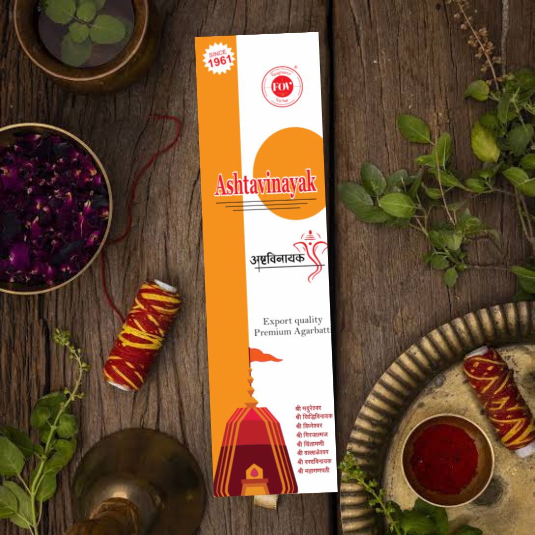 Ashtavinayak | Color Agarbatti/ Incense Sticks