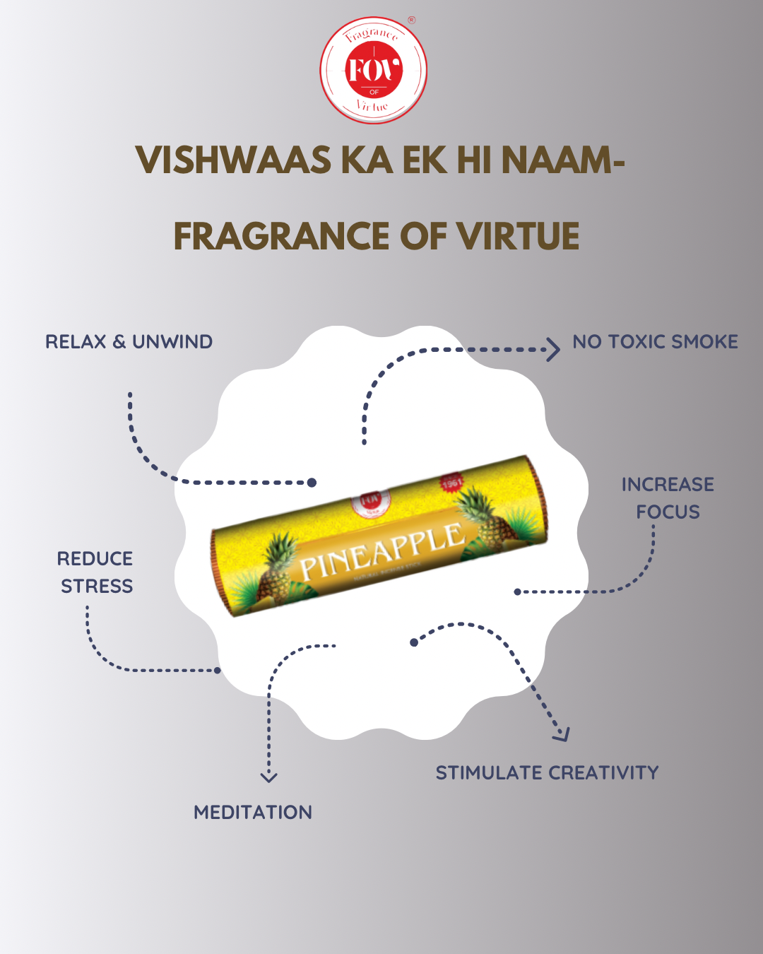 Pineapple | Color Agarbatti/Incense sticks