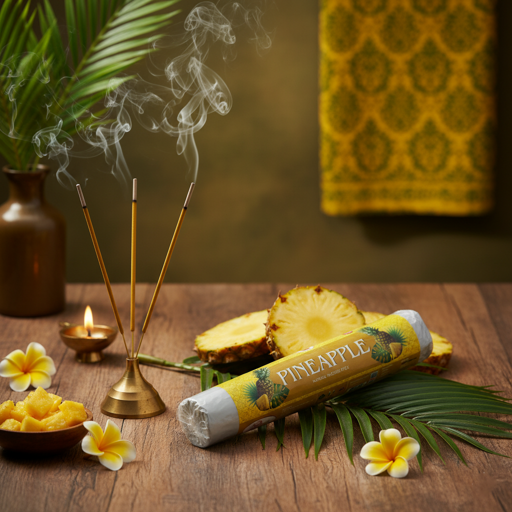 Pineapple | Color Agarbatti/Incense sticks