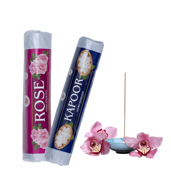 FOV Rose & Kapoor Charcoal Free Incense Sticks