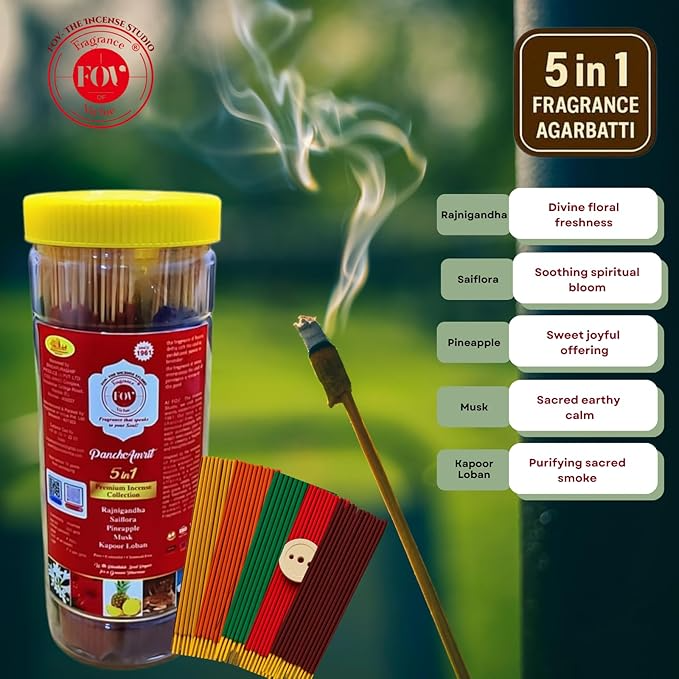 Panch Amrit – 5-in-1 Premium Incense Stick Collection
