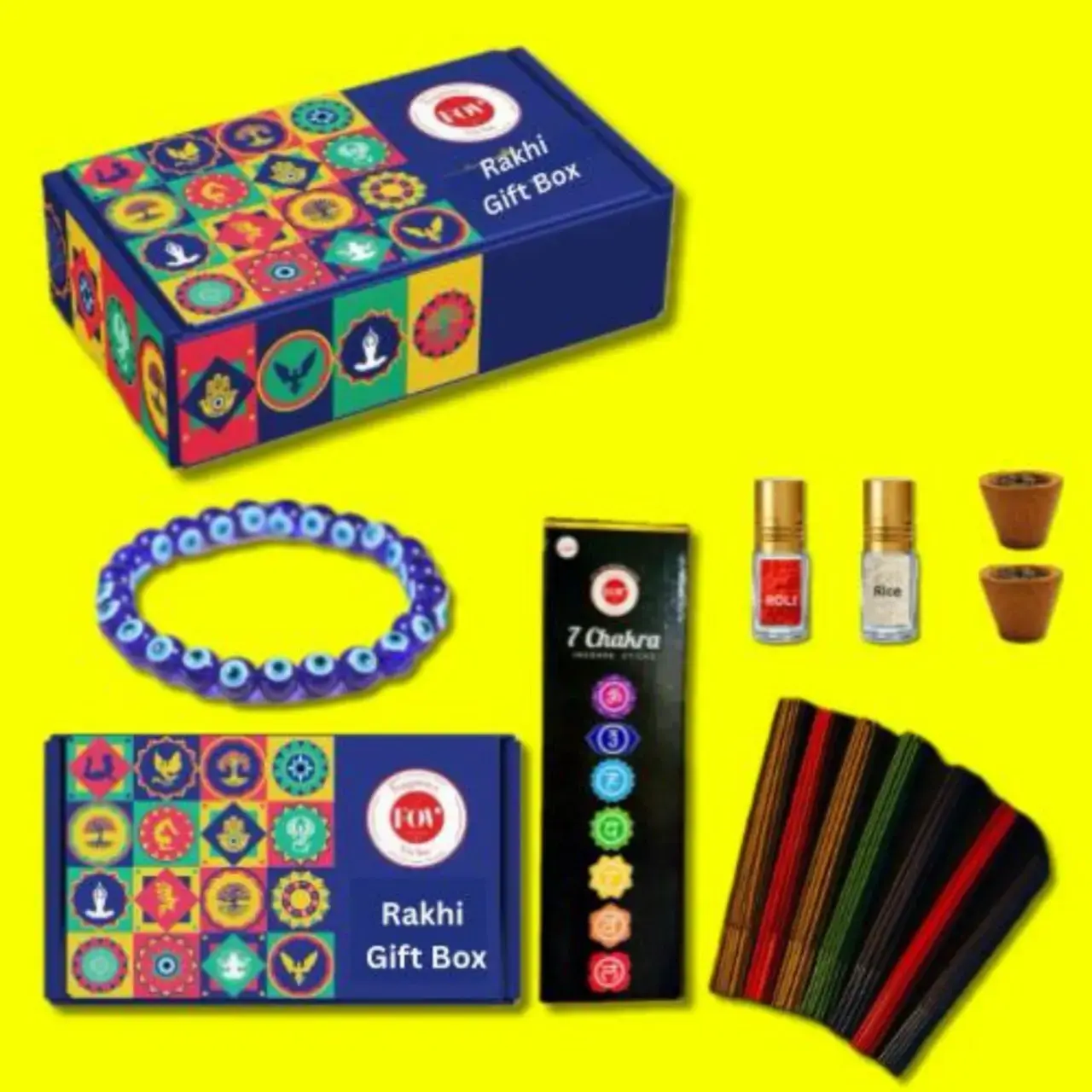 Rakhi Gift Box – 7 Chakra Incense