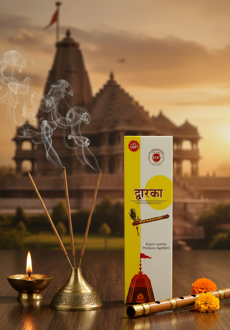 Dwarka |  Color Agarbatti/ Incense Sticks