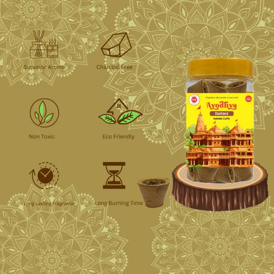 Ayodhya- Dashang | Havan Cup/ Incense Cup