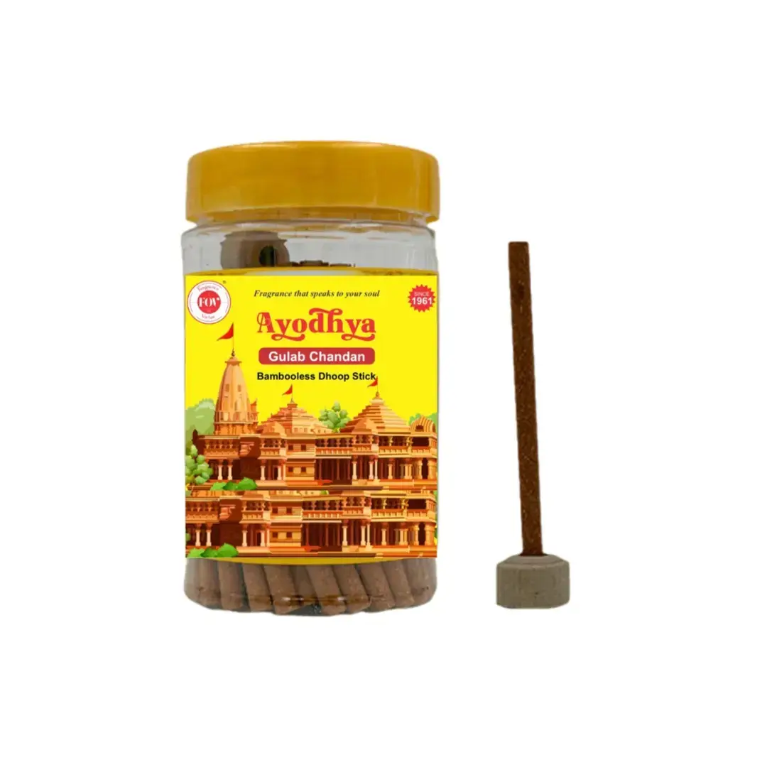 FOV |Wellness- Gulab Chandan Incense| Dhoop Stick