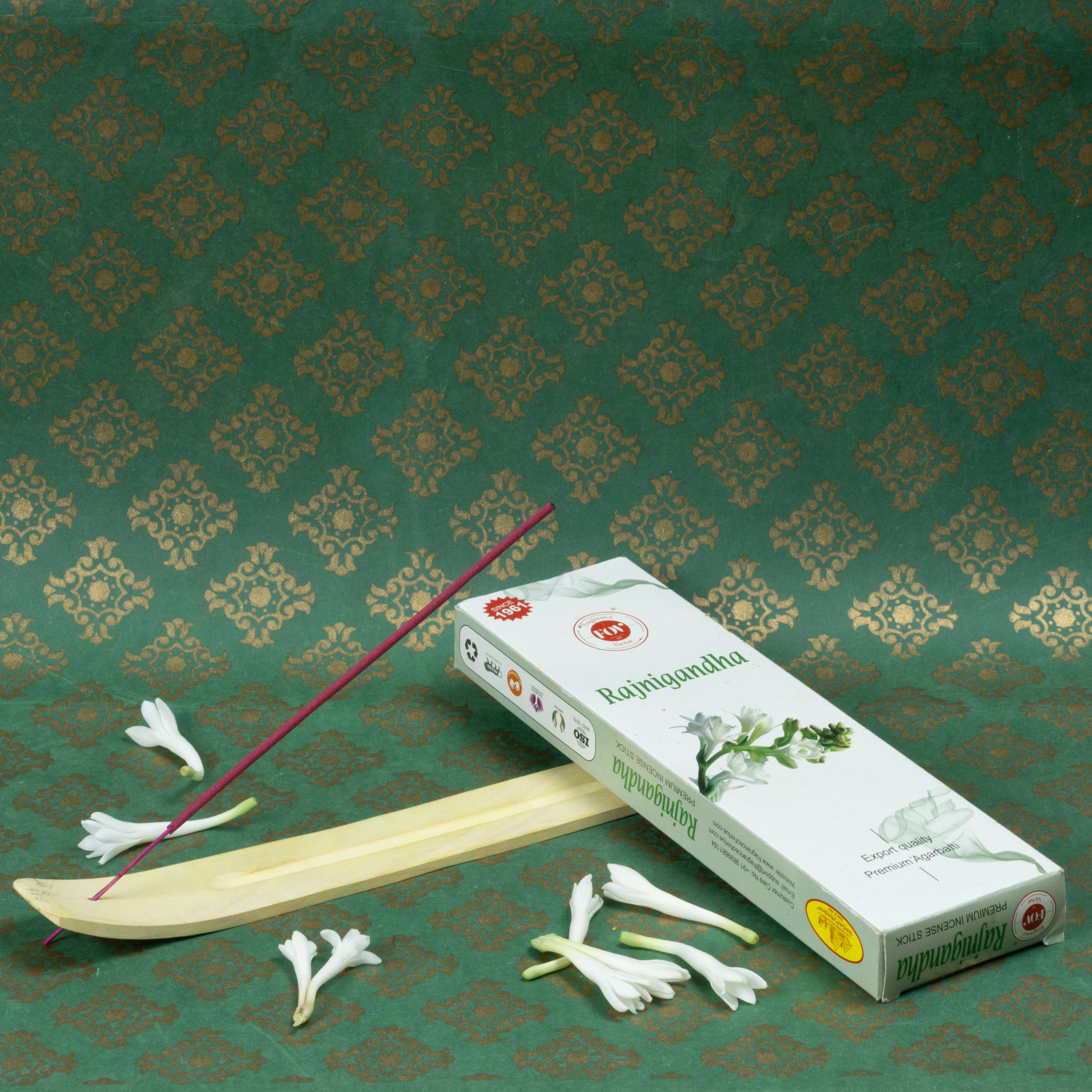 Premium 4 in 1 Incense (Jasmine,Rose,belpara,rajnigandha)