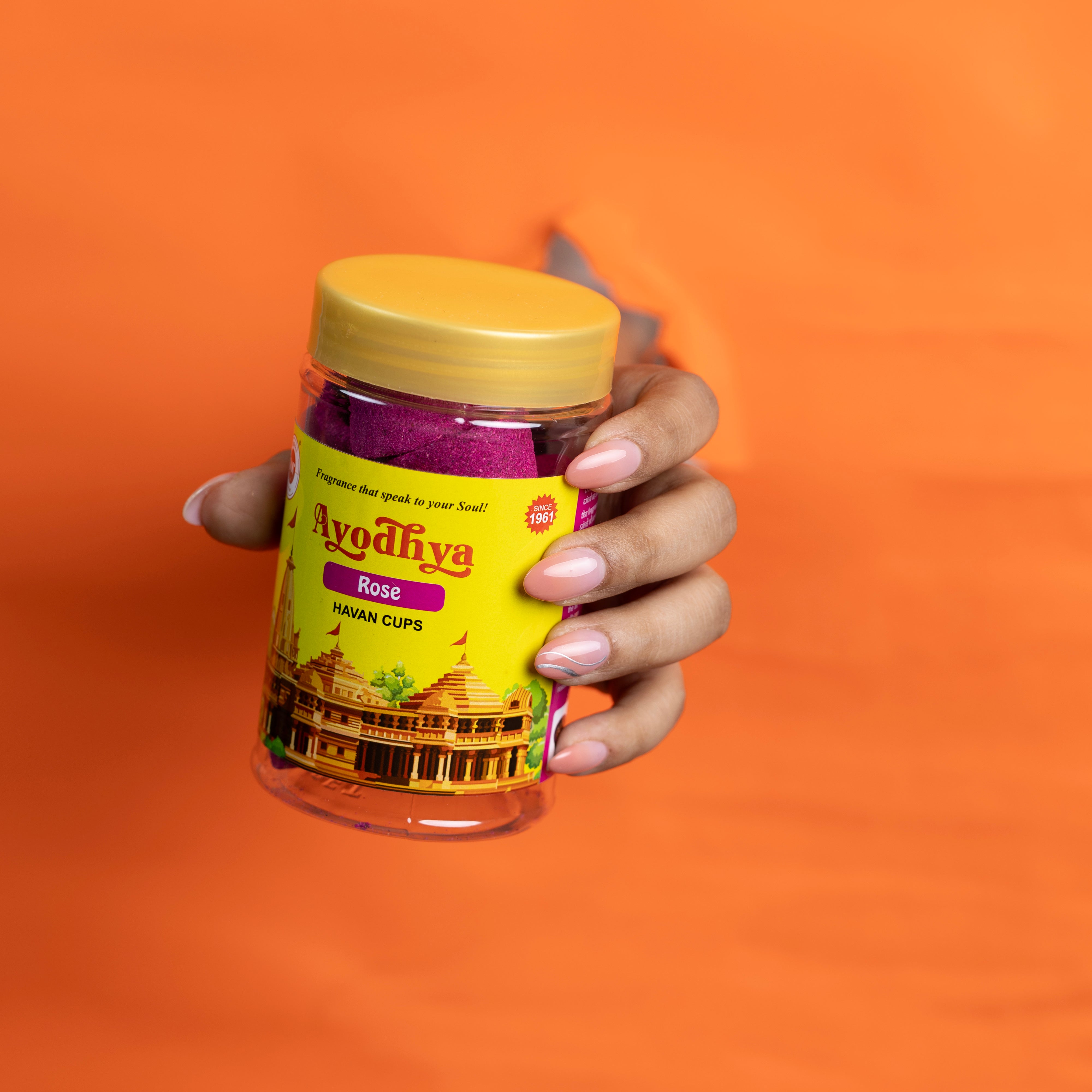 Wellness - Rose Havan Incense Cup