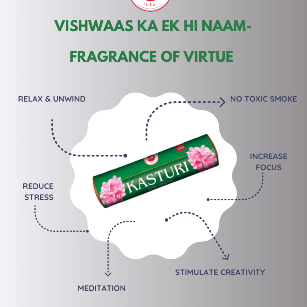 Kasturi & Mogra Incense | Color Agarbatti