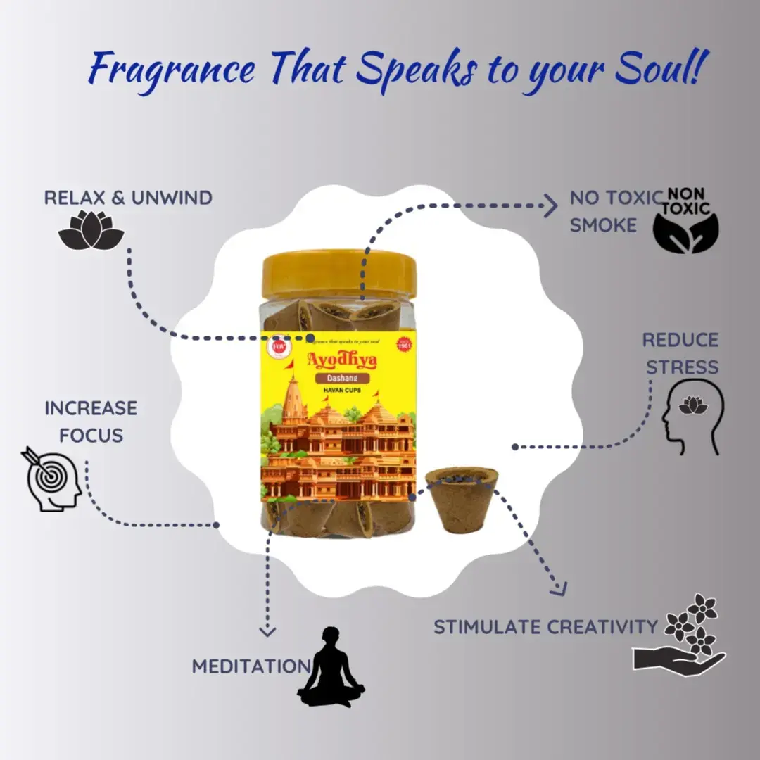 Ayodhya- Dashang | Havan Cup/ Incense Cup