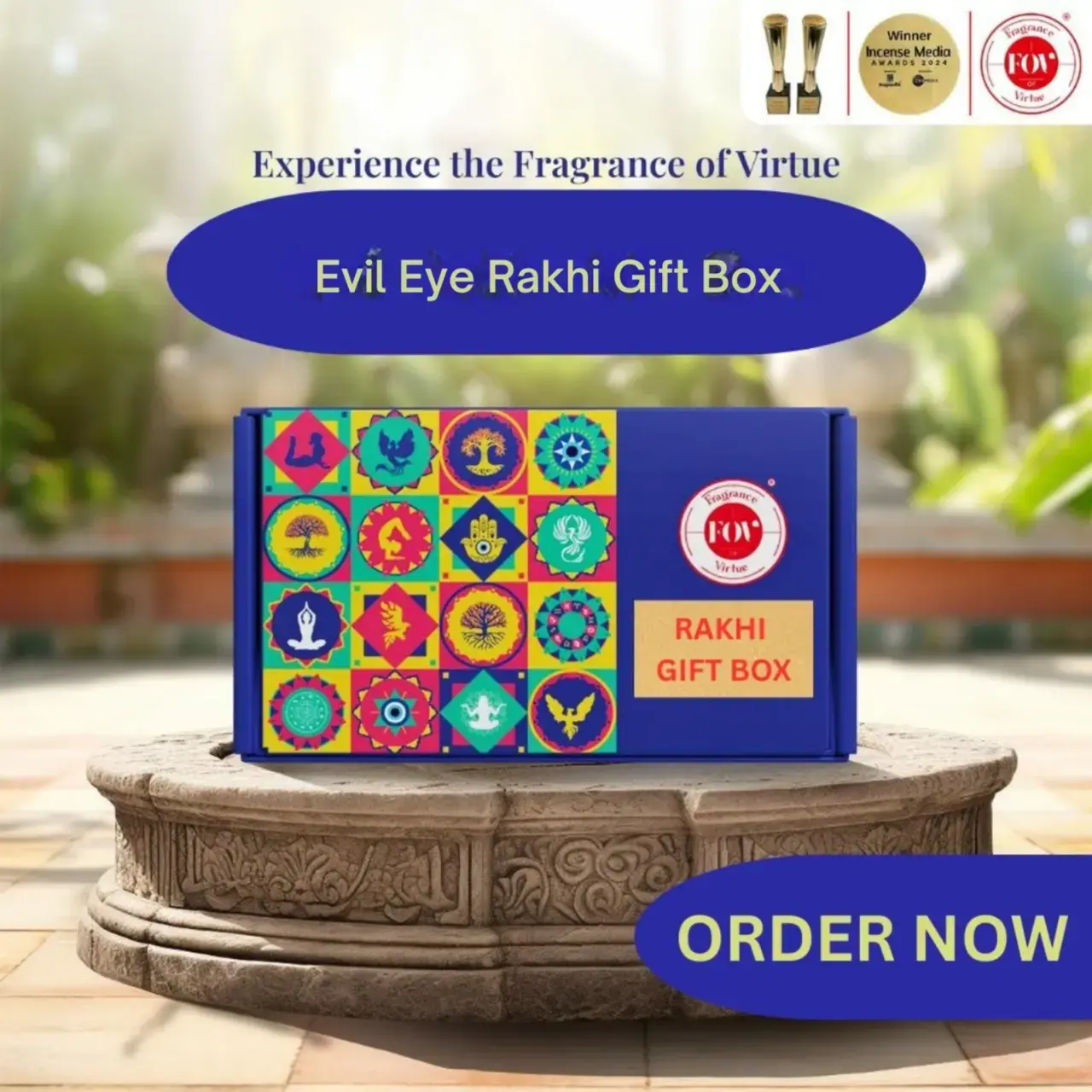 Rakhi Gift Box – 7 Chakra Incense
