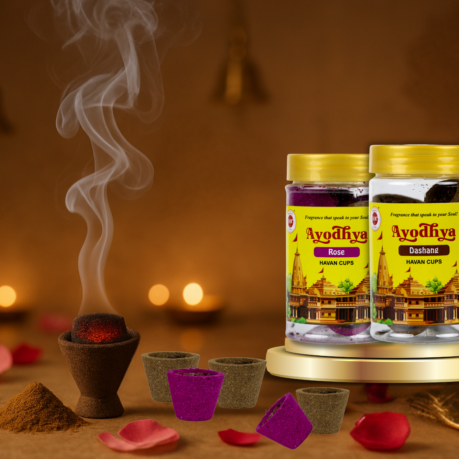 Ayodhya- Dashang and Rose | Havan Cup