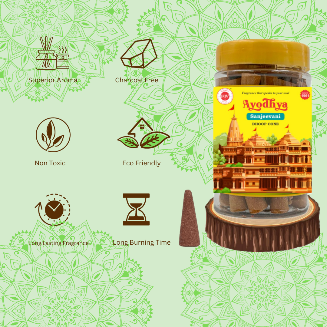 Wellness -Sanjeevani| Dhoop  Incense Cone