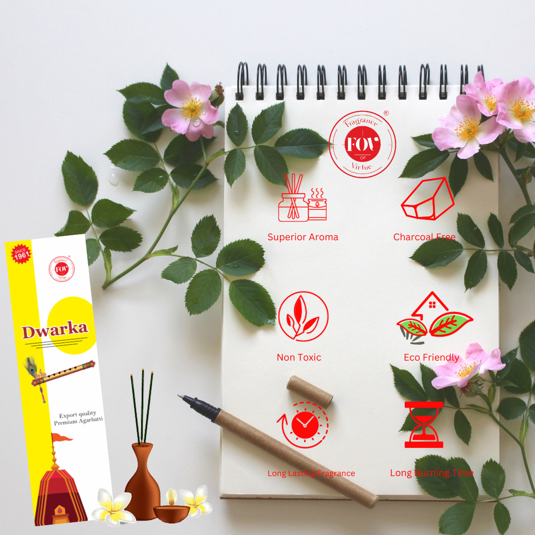 Dwarka |  Color Agarbatti/ Incense Sticks