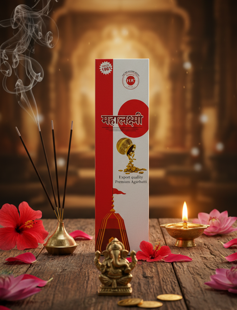 Maha Laxmi | Color Agarbatti/ Incense Sticks