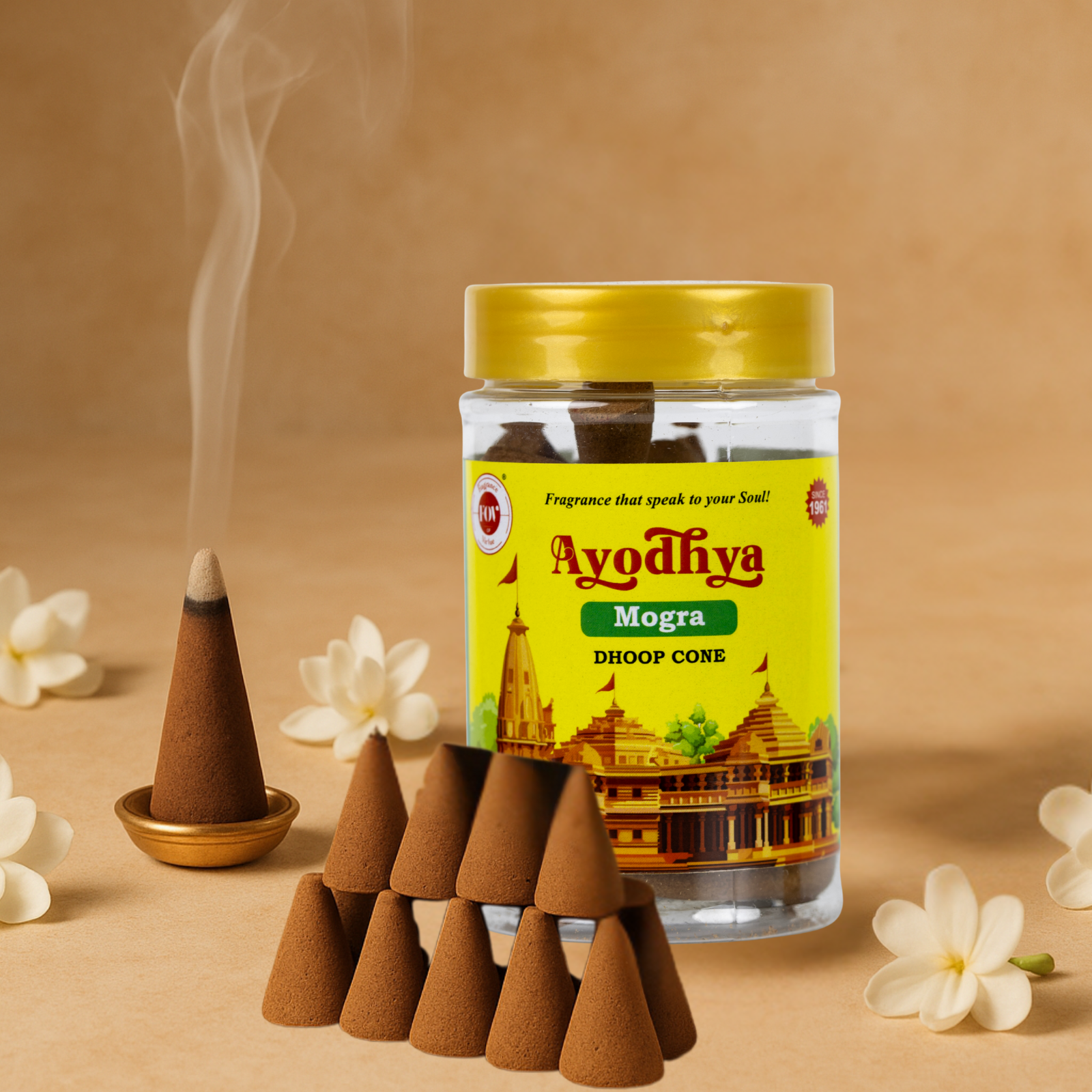 Wellness - Mogra | Dhoop Incense Cone
