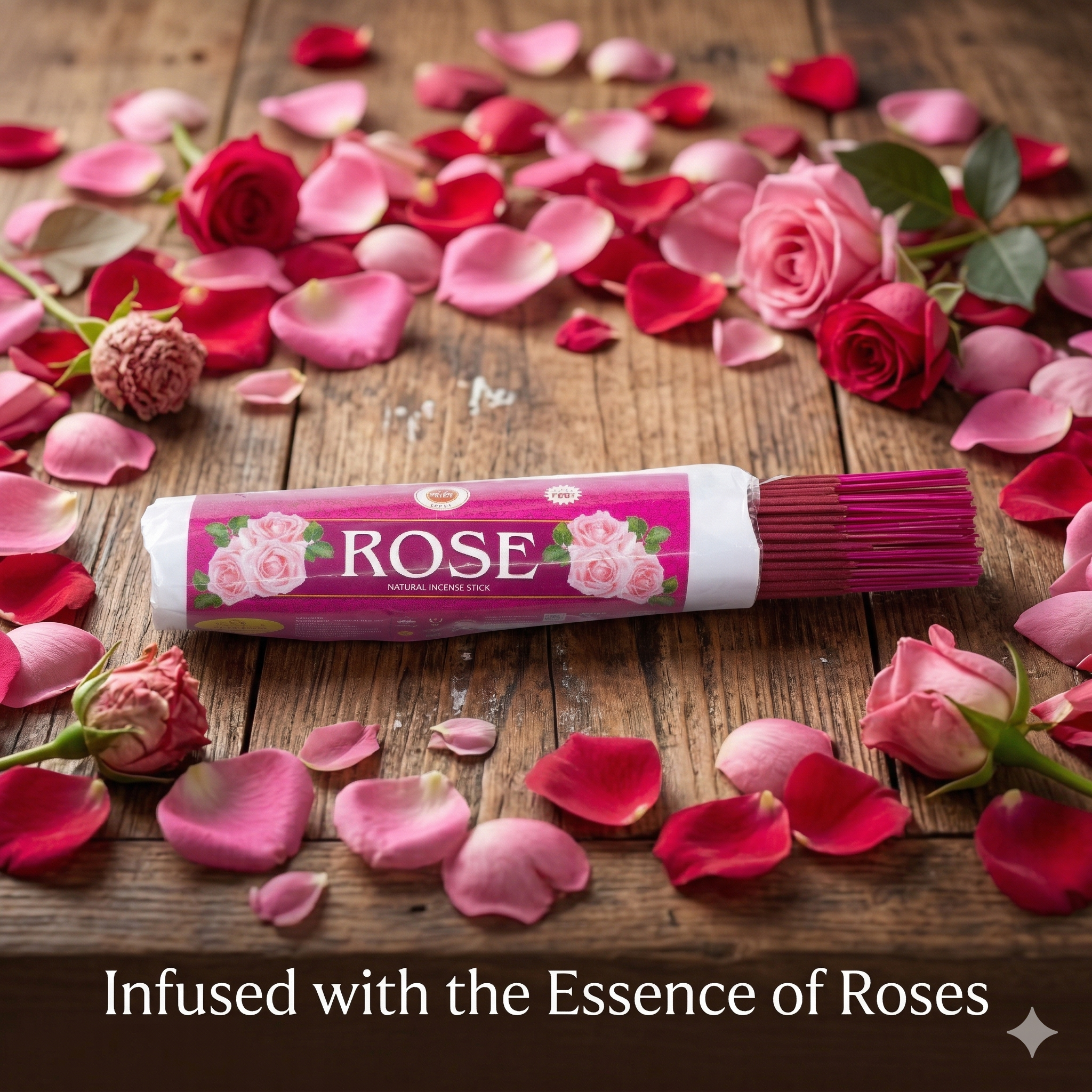 Rose Incense Stick Rolls Pack of 1