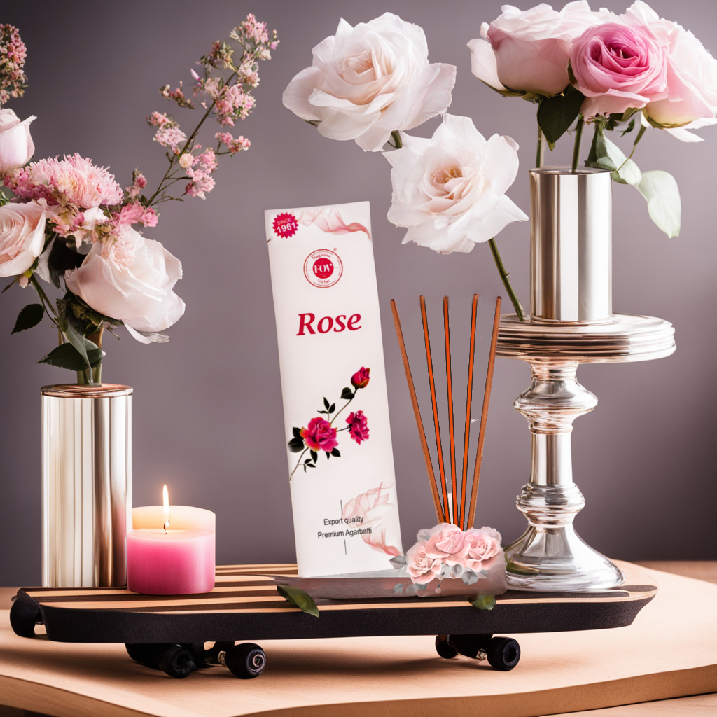 Premium 4 in 1 Incense (Jasmine,Rose,belpara,rajnigandha)
