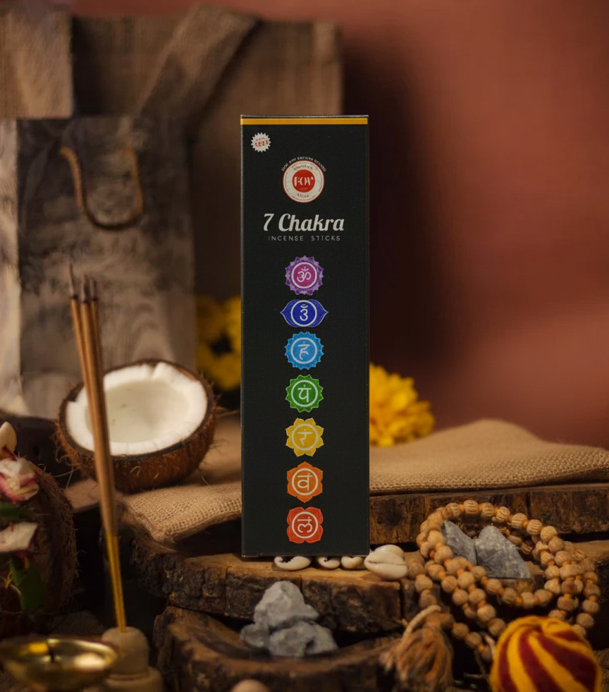 7 Chakra Healing Aromatherapy Sticks